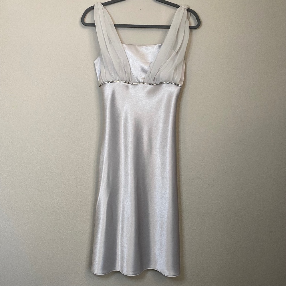 Silver Cocktail Dress